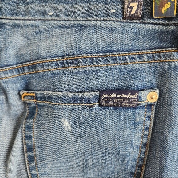 7 for all mankind distressed jeans - Picture 7 of 7